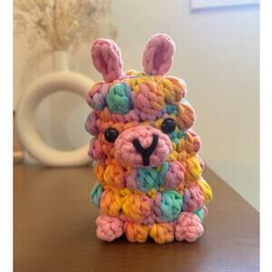 *Pre-Made Plushie* The Woobles Pastel Gertrude the Llama Collectible Plush (mod)